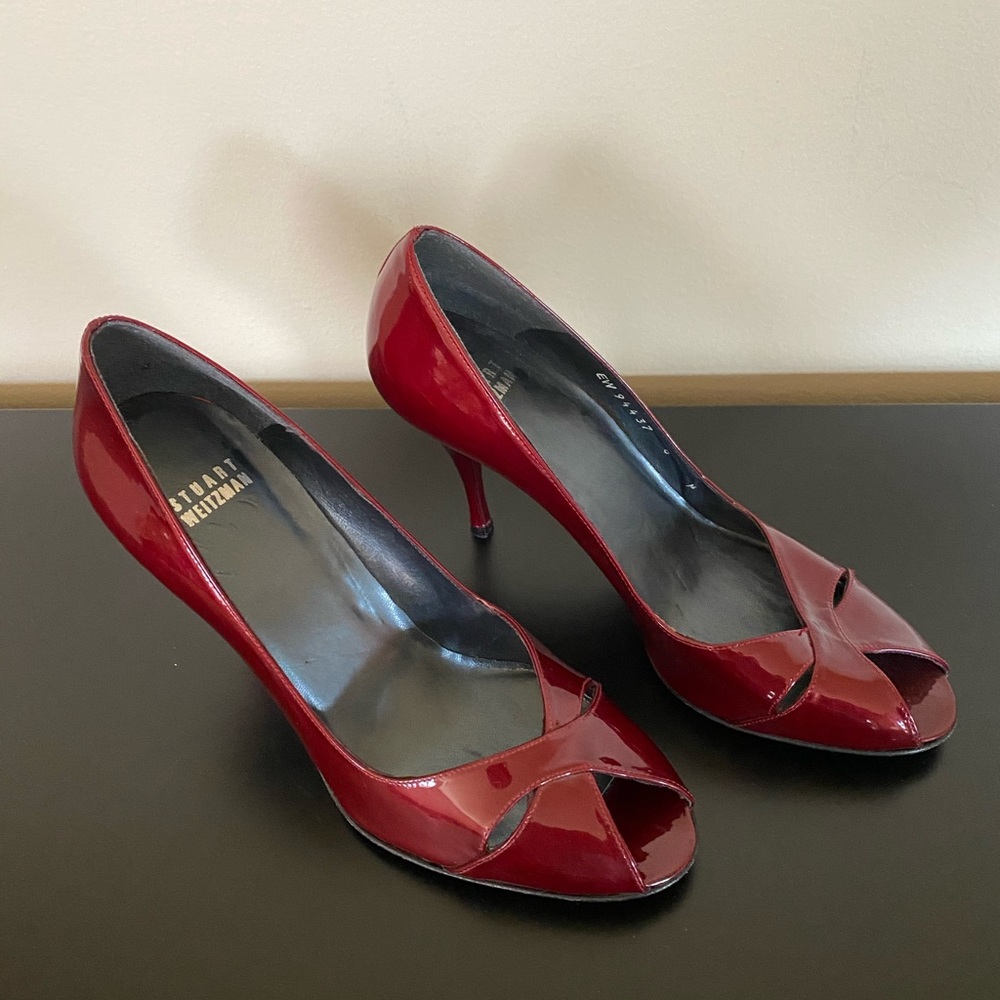 Stuart Weitzman Peep Toe Heels